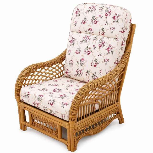 Rackhams Portofino Cane Single Chair - Rose - image 1