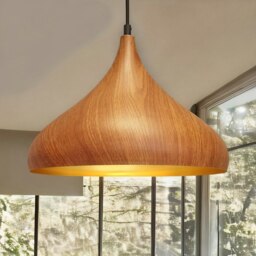 Rackhams Industrial Metal Dome Ceiling Light Pendant Shade Natural Brown - thumbnail 2