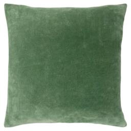 Rackhams Mangata Velvet Cushion Cover - Eucalyptus - One Size - Eucalyptus - 100% Cotton - thumbnail 3