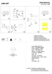 Rackhams 6 Watt Modern White Wall Mount Interior Light - thumbnail 4