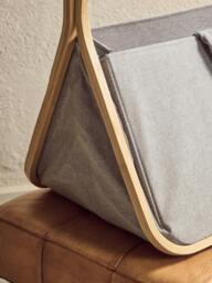 Rackhams Carrick Storage Basket with Handle - thumbnail 1