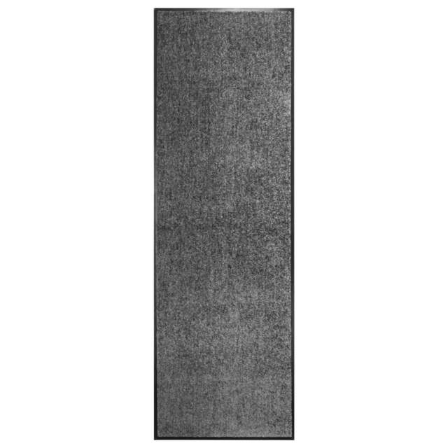Rackhams Doormat Washable Anthracite 60x180 cm - image 1