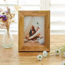 "Rackhams Lakadee Wooden Photo Frame - 3.5"" x 3.5""" - thumbnail 4