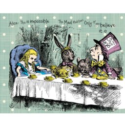 Rackhams Tea Party Wall Mural - Large - W350cm x H280cm - thumbnail 2