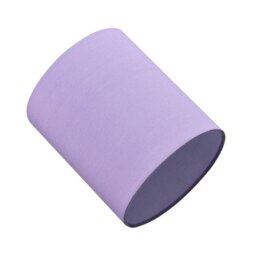 Rackhams Contemporary and Elegant Soft Lilac Linen Fabric 18cm High Cylinder Lamp Shade - thumbnail 4