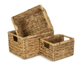 Rackhams Nordic Water Hyacinth Storage Basket - Large - thumbnail 2