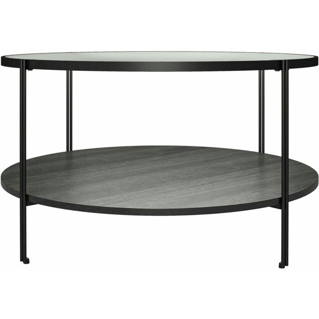 Rackhams Wainwright Round Coffee Table Black Oak - Black - image 1