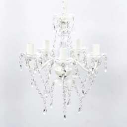 Rackhams Chandelier 5 Bulbs Transparent - thumbnail 1
