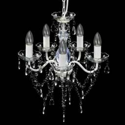Rackhams Chandelier 5 Bulbs Transparent - thumbnail 3