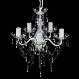 Rackhams Chandelier 5 Bulbs Transparent - thumbnail 4