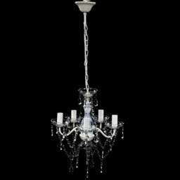 Rackhams Chandelier 5 Bulbs Transparent - thumbnail 2