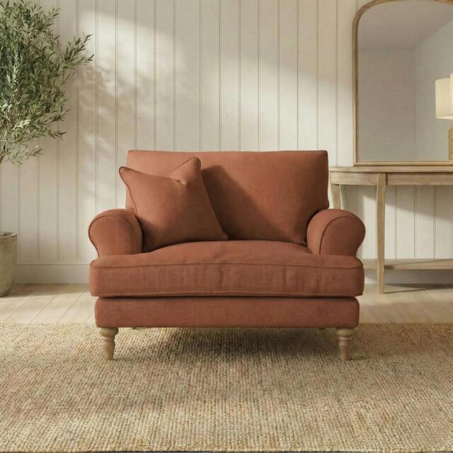 Rackhams Marylebone Snuggle Chair - Coral - image 1