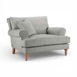 Rackhams Marylebone Snuggle Chair - Coral - thumbnail 4