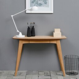 Rackhams Woodstock Office Desk in Oak - 1 - Natural - 45 - thumbnail 5