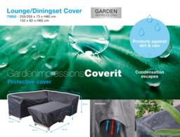 Rackhams Lounge Dining Cover 255/205cm x 73cm x H80cm, & 152cm x 82cm x H65cm