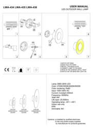 Rackhams 6 Watt LED Round Black IP65 Bath Sconce Light - thumbnail 4