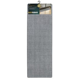 Rackhams Elegance Machine Washable Indoor Doormat and Runner, Grey - thumbnail 3
