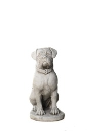 Rackhams Stone Cast Large Boxer Dog Garden Ornament - thumbnail 6