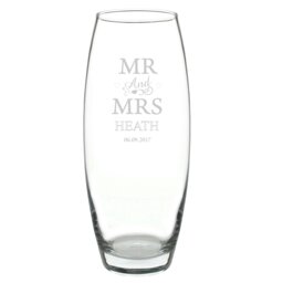 Rackhams Personalised Mr & Mrs Bullet Vase - thumbnail 2