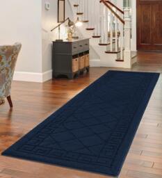 Rackhams Tribela Gel Mat - Navy - 60cm x 220cm (2ft x 7.2ft) - thumbnail 1