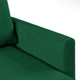 Rackhams Chapman sectional sofa in velvet green - Green - thumbnail 5