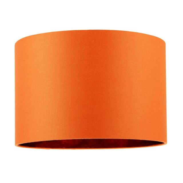 "Rackhams Contemporary Vivid Orange Cotton 12"" Table Base or Pendant Lamp Shade" - image 1