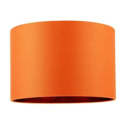 "Rackhams Contemporary Vivid Orange Cotton 12"" Table Base or Pendant Lamp Shade" - thumbnail 1
