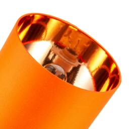 "Rackhams Contemporary Vivid Orange Cotton 12"" Table Base or Pendant Lamp Shade" - thumbnail 4