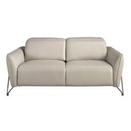 Rackhams Relax sofa in sand leather 6264/6276 - 164 x 111 x 104 - Sand - Darkened steel - 2 - thumbnail 3