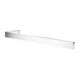 "Rackhams Polished Chrome Aluminium Single Towel Rail 38cm/14.9"" Wall Mounted with Concealed Screws Bathroom Towel Holder"