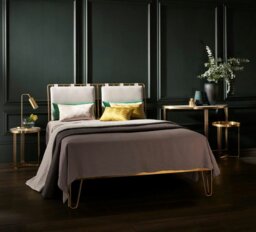 Rackhams Finn Bedsteads - King - Matt Black - No Headboard Pads - thumbnail 4
