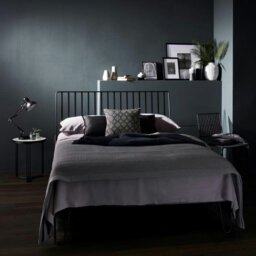 Rackhams Finn Bedsteads - King - Matt Black - No Headboard Pads - thumbnail 3