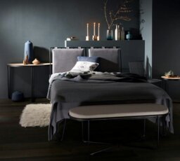 Rackhams Finn Bedsteads - King - Matt Black - No Headboard Pads - thumbnail 6