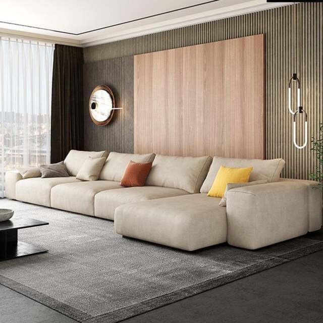 Rackhams R87 Calvin Four Seater, Five Seater Sofa, Corner Sofa, Leathaire - Four Seater Corner 360cm - Others ( Contact Us ) - Left-Hand Facing Sectional - image 1
