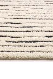 Rackhams Natural Woodgrain Look Rug - Cream & Dark Grey - 200X290 cm - thumbnail 3