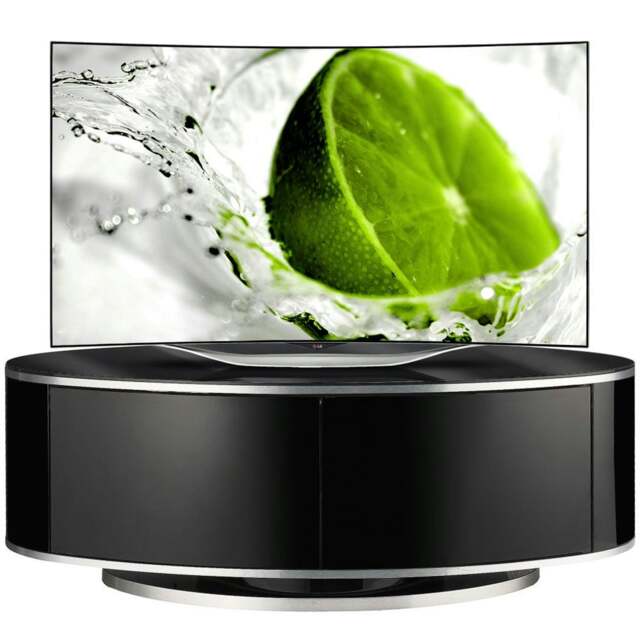 "Rackhams Luna Beam Thru Remote Friendly up to 50"" LED/LCD/Plasma Gloss Black Luxury TV Cabinet Stand" - image 1