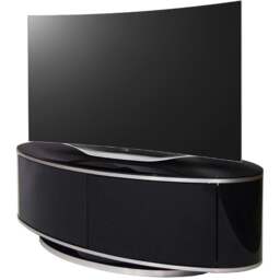 "Rackhams Luna Beam Thru Remote Friendly up to 50"" LED/LCD/Plasma Gloss Black Luxury TV Cabinet Stand" - thumbnail 2