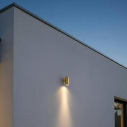 Rackhams 3 Watt LED Exterior Brass Wall Light - thumbnail 5
