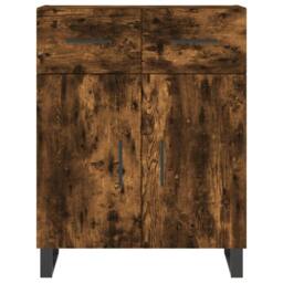Rackhams Sideboard Smoked Oak 69.5x34x90 cm Engineered Wood - thumbnail 6
