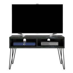 Rackhams Novogratz Athena TV-Stand Black Marble - Black