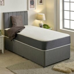 Rackhams Linear Cool Touch Hybrid Mattress - 20cm Deep, Soft Firmness - Grey - 1 - 3ft Single Mattress (90cm x 190cm) - thumbnail 4