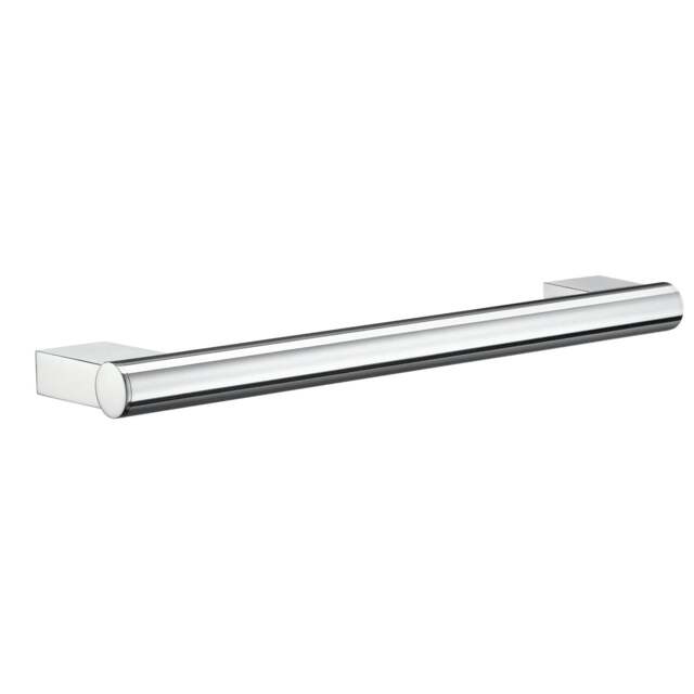 Rackhams Chromed Stainless Steel Grab Bar 40cm Toilet Handle or Bath Shower Safety Hand Rail Elderly Disabled Seniors Mobility Aid - image 1