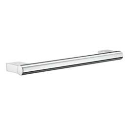 Rackhams Chromed Stainless Steel Grab Bar 40cm Toilet Handle or Bath Shower Safety Hand Rail Elderly Disabled Seniors Mobility Aid - thumbnail 1