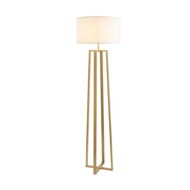 Rackhams Savine Champagne Gold Floor Lamp - image 1