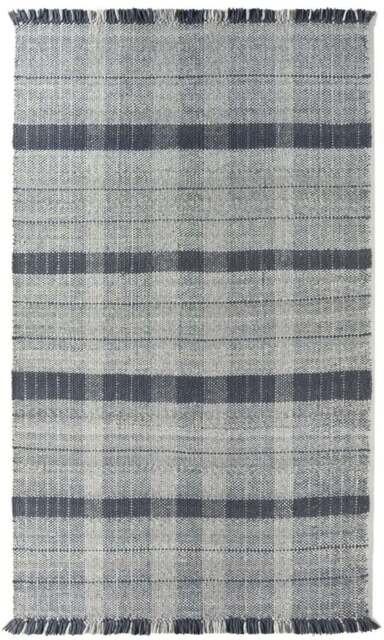 Rackhams Highland Navy Checkered Rug - 80X150 cm - image 1