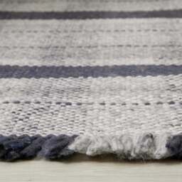 Rackhams Highland Navy Checkered Rug - 80X150 cm - thumbnail 3