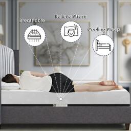 Rackhams Pureflex Memory Foam Mattress - 4 inch - Single - Orthopedic - Small Double - thumbnail 4