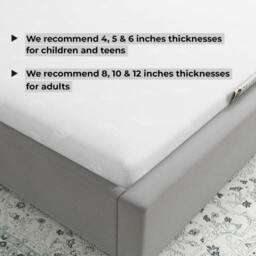 Rackhams Pureflex Memory Foam Mattress - 4 inch - Single - Orthopedic - Small Double - thumbnail 3