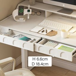 Rackhams Freya Smart Standing Office Desk, Up And Down, Electric Height Adjustable - 120 x 70cm - thumbnail 5