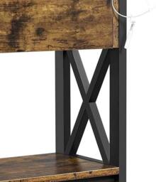 Rackhams Industrial Console Table with Drawer and 2 Shelves - thumbnail 4